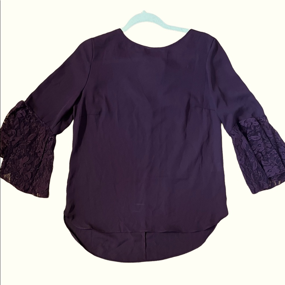 💥50% sale💥NWT 7th Ave maroon blouse size S. E#192